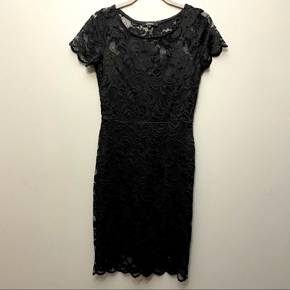 Ambiance black lace dress